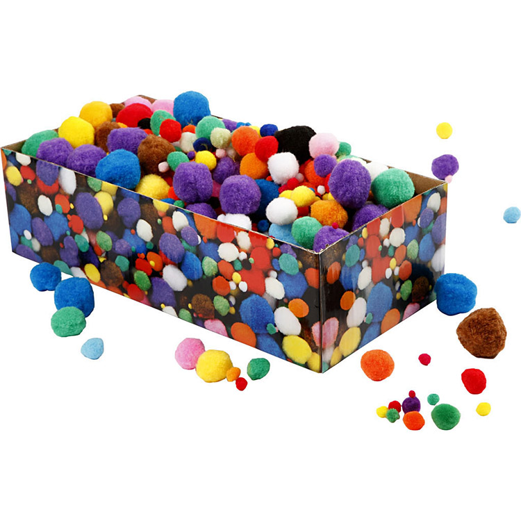 Pompomit Creativ Company 5-40 mm värilajitelma /720