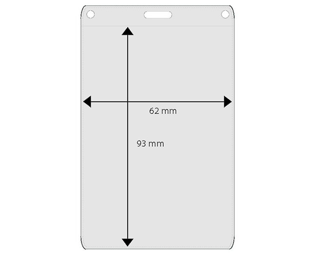 Nimikorttikotelo Cardkeep 62 x 93 mm