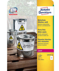 Säänkestävä tarra Avery L4717-20 210 x 148 mm /40