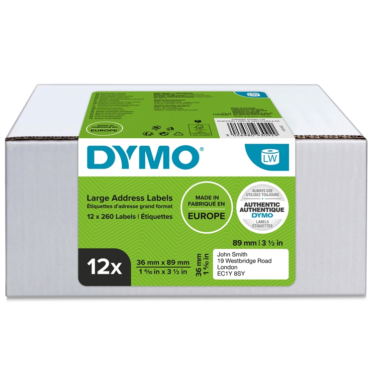 Osoitetarra DYMO LabelWriter 36 x 89 mm /3120