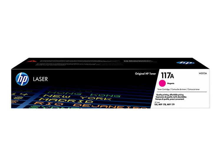 Laservärikasetti HP W2073A 117A magenta 700 sivua