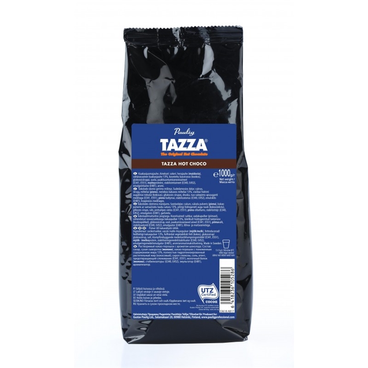 Kaakao kahvilaitteisiin Paulig Tazza Hot Choko 10 x 1 kg