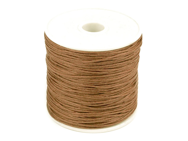 Puuvillanyöri vahattu 1,2 mm x 100 m ruskea
