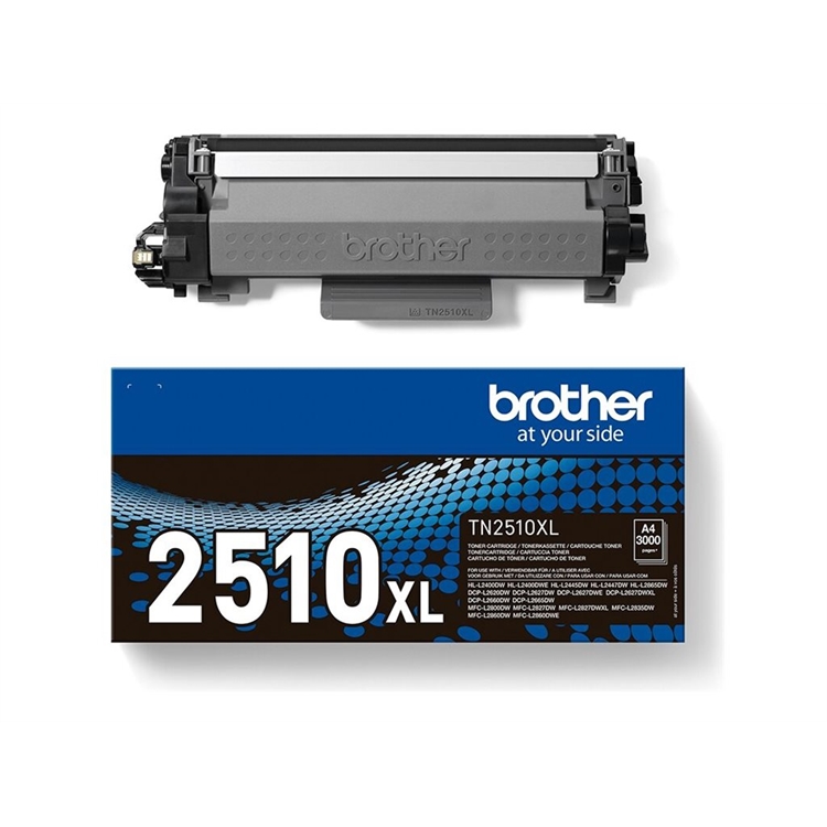 Laservärikasetti Brother TN-2510XL musta 3K