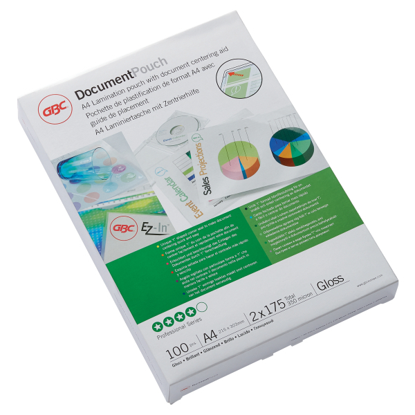 GBC Document™ A4-laminointitasku 175mic/100kpl