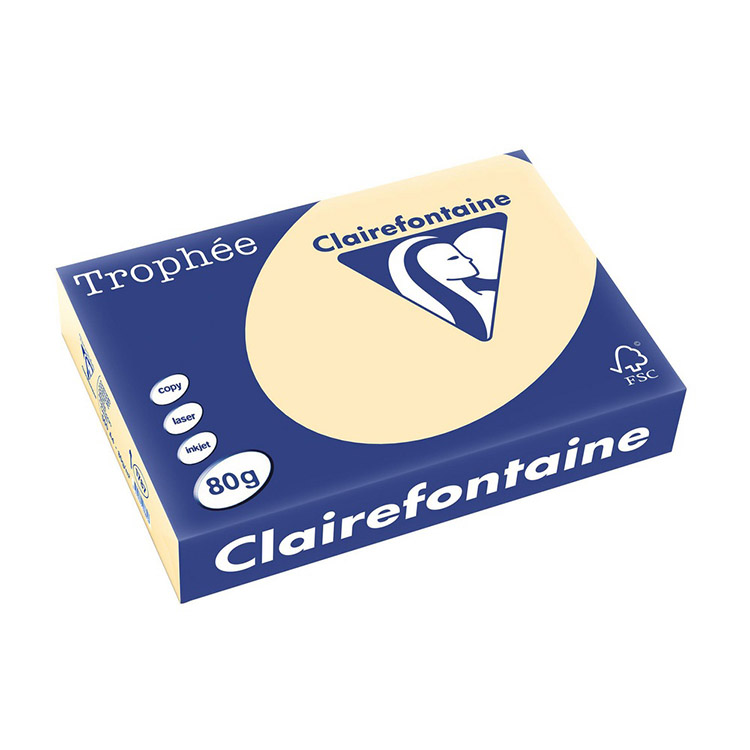 Kopiopaperi Trophee A4 80g vanilja