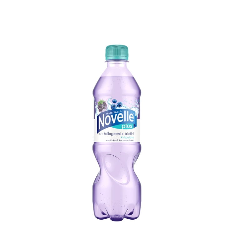 Kivennäisvesi Novelle Plus mustikka+karhunvatukka 0,5L