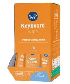 Puhdistusliina Kiilto Pro Keyboard wipe yksittäispakattu /80
