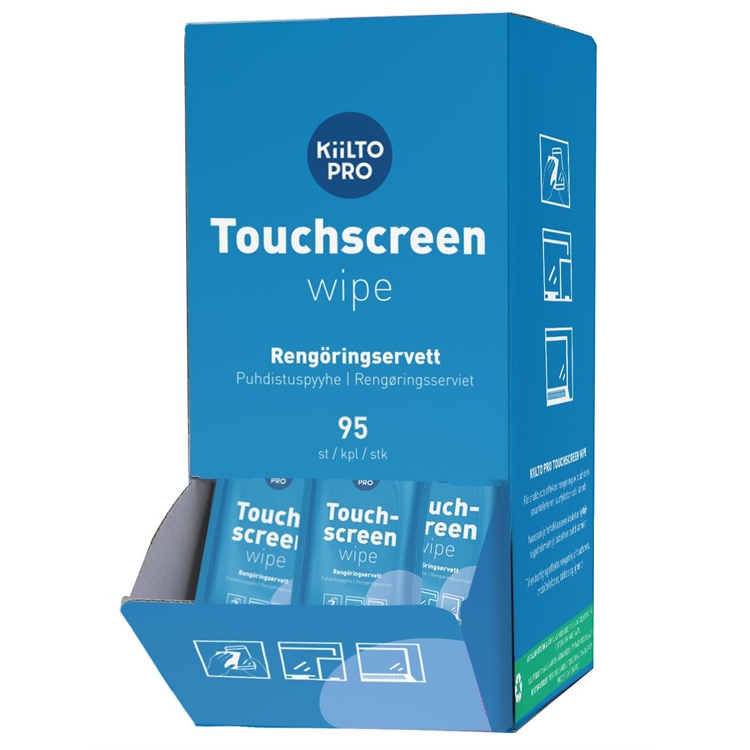 Puhdistusliina Kiilto Touchscreen wipe 55211 /95