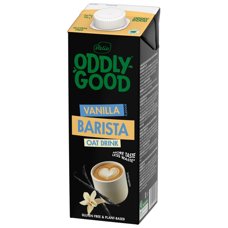 Kaurajuoma Valio Oddlygood Barista Vanilja 1 L gluteeniton