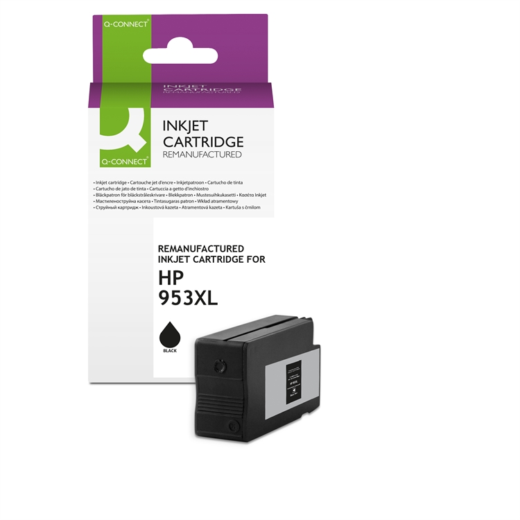 Mustekasetti Q-CONNECT HP 953XL/L0S70AE musta 2K