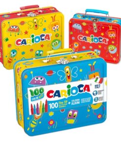 Huopakynälajitelma CARIOCA 100 Color Kit + värityskirja