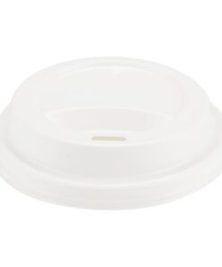 Kansi kuumakuppeihin Abena 250 ml valkoinen PP 100 kpl