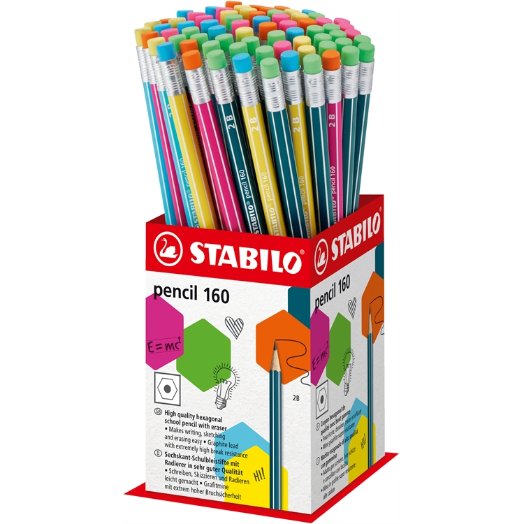 Lyijykynä STABILO 2160/72-1HB 160 RT HB display /72