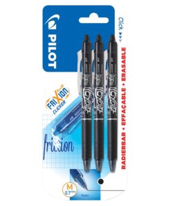 Kuulakärkikynä Pilot Frixion Clicker 0,7 mm musta 3 kpl