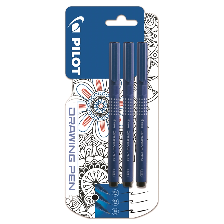 Kuitukärkikynä Pilot Drawing Pen /3