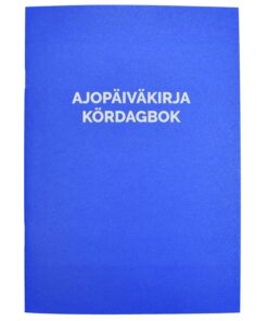 Ajopäiväkirja 187 A5/32 auton käyttöetu