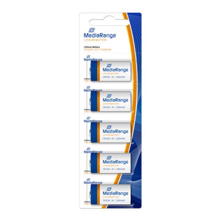 Litiumparisto Mediarange CR123A /5