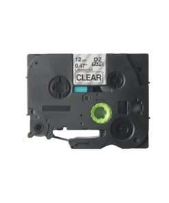 Tarrakasetti Q-CONNECT Brother TZe131 12 mm kirkas/musta