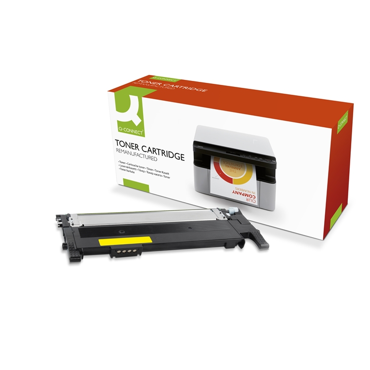 Laservärikasetti Q-CONNECT HP 117A W2072A keltainen 0,7K