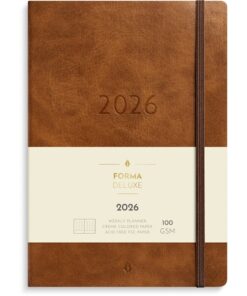 Kalenteri 2026 Business Forma Deluxe ruskea