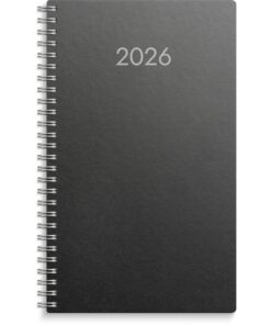 Kalenteri 2026 2-viikon pöytäkalenteri musta Eco