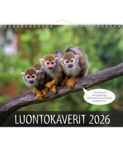 Seinäkalenteri 2026 Luontokaverit