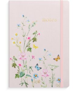 Muistikirja Burde Notebook Deluxe Pink Meadow A5