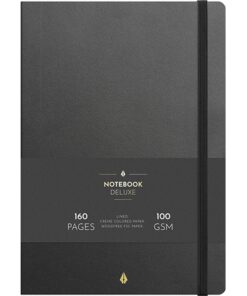 Muistikirja Burde Notebook Deluxe musta B5