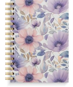 Muistikirja Burde Notebook Lilac Flowers A5