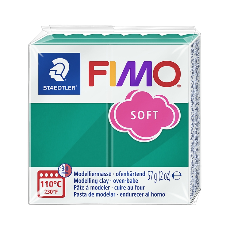 Fimo Soft perusväri 56 emerald