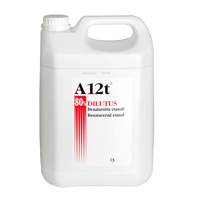 Desinfiointiliuos A12T Dilutus 80% 5L
