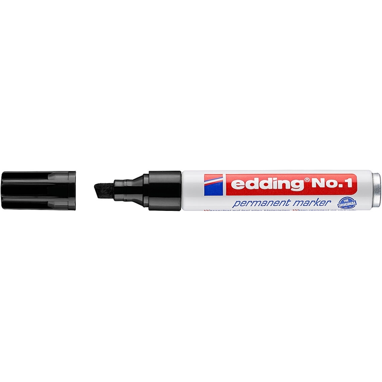 Merkintäkynä edding No.1 pysyvä musta