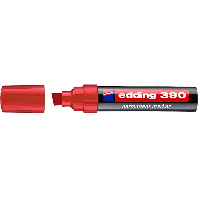Merkintäkynä edding 390 pysyvä 4-12mm punainen