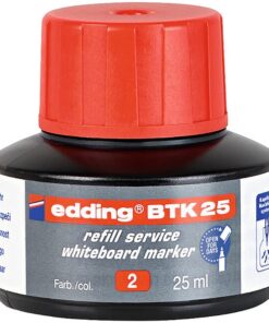 Täyttöväri edding BTK 25 valkotaulukynille punainen
