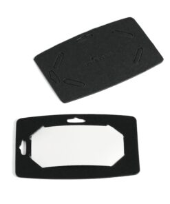 Nimikyltti Durable kierrätyspaperista 40 x 75 mm musta