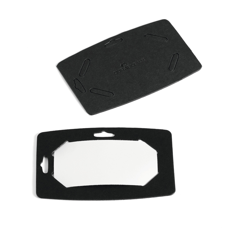 Nimikyltti Durable kierrätyspaperista 40 x 75 mm musta