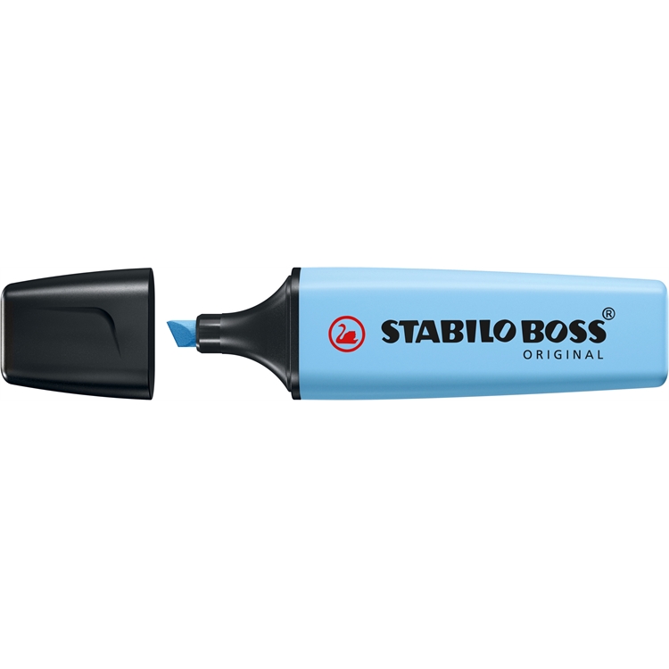 Korostuskynä STABILO BOSS tuulensininen