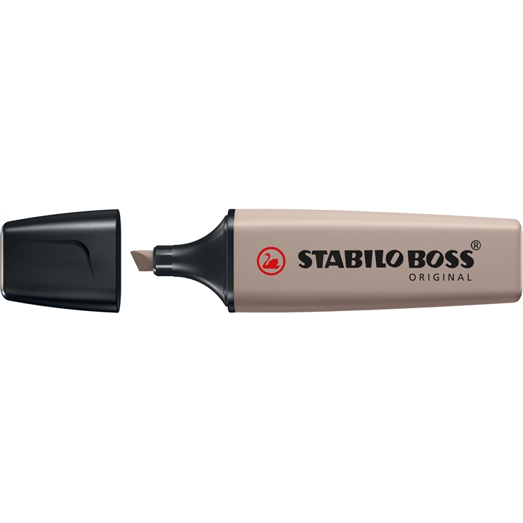 Korostuskynä STABILO BOSS lämmin harmaa