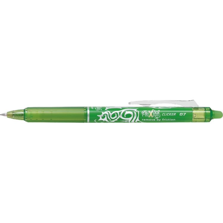 Kuulakärkikynä Pilot Frixion Clicker 0,7 mm vaaleanvihreä