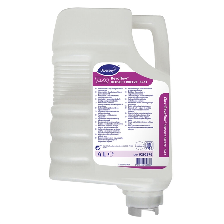Huuhteluaine Clax Revoflow Deosoft Breeze 54A1 2x4L