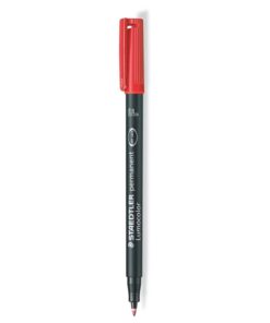 Merkkauskynä Staedtler Lumocolor 318 pysyvä F punainen