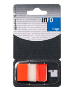 Teippimerkki Info 25,4 x 43,2 mm oranssi /50