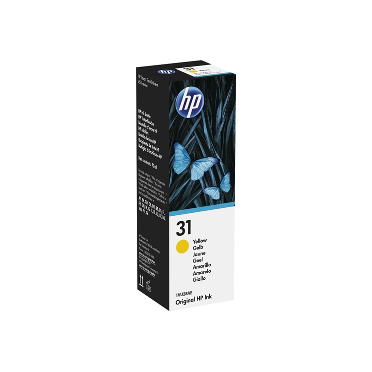 Mustepatruuna HP 31 inkjet keltainen 70 ml