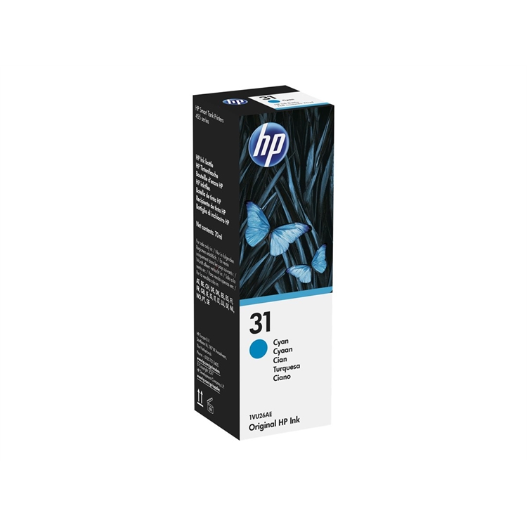 Mustepatruuna HP 31 inkjet sininen 70 ml