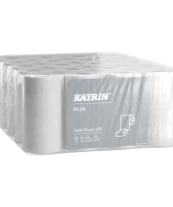 Wc-paperi Katrin Plus 250 valkoinen 40 rll 92970