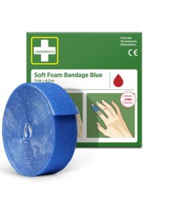 Laastari Cederroth Soft sininen 3cmx4,5m