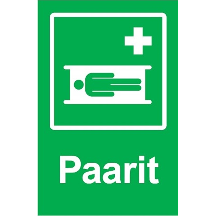 Opastekyltti laitteet jotka helpottavat pelastustyötä