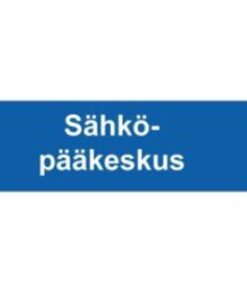 Opastekyltti sähkökeskuksen sijainti
