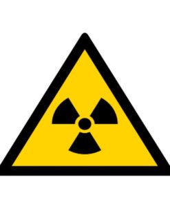 Opastekyltti Rtg ionisoivan säteilyn varoitusmerkki